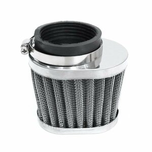 【カワサキ kawasaki】【650W1】【パワーフィルター】【48mm】【1個】汎用 アルミ オーバル ステンレス メッシュ エアクリーナー