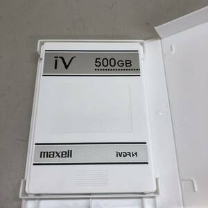 ⑩ maxell iVDR S 500GB カセットハードディスク 動作未確認 現状品 ジャンク品