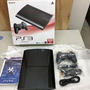 SONY PlayStation3 500GB 中古 美品 通電確認のみ CECH-4200C チャコールブラック