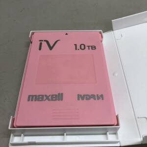 (27) maxell iVDR S 1.0TB カセットハードディスク 動作未確認 中古 美品