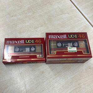 maxell マクセル UDⅡ 46 ハイポジション カセットテープ 3個セット+1本 まとめて 未開封 長期保管品 の画像1