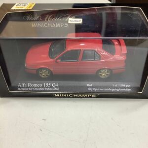 ② MINICHAMPS ミニチャンプス アルファ ロメオ 155 Q4 1/43 ミニカー