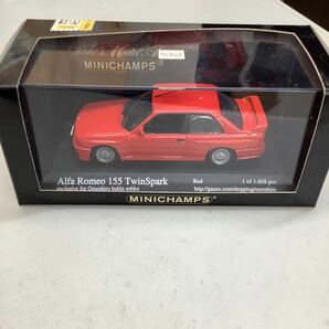 ⑦ MINICHAMPS ミニチャンプス アルファロメオ 155 TwinSpark ツインスパーク 1/43 ミニカーの画像1