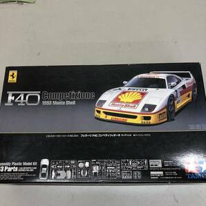 ⑤ タミヤ フェラーリ F40 コンペティツィオーネ 別売エッチングパーツ同梱 1/24 未組立 未検品 TAMIYA プラモデル スポーツカーの画像1