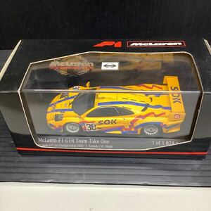 ① MINICHAMPS ミニチャンプス McLaren F1 GTR Team Take One 1/43 ミニカー 現状品 