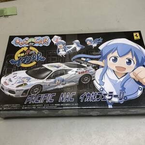 ⑤ FUJIMI PACIFIC NAC Ika Musume Ferrari 1/24 нераспечатанный коробка вмятина иметь не осмотр товар FERRARI F40 "Challenge" пластиковая модель Ika Musume 