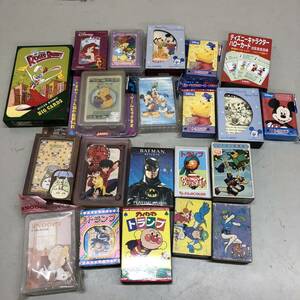  Disney playing cards another anime playing cards one part unopened used Disney Dragon Ball Ranma 1/2 Tonari no Totoro Snoopy Batman 