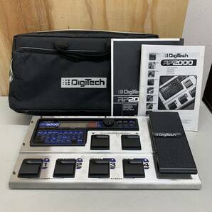 DigiTech RP2000 デジテック マルチエフェクター ケース付き 電源コード無し 動作未確認 ジャンク品 ケース難ありの画像1