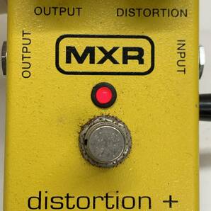 ⑧ MXR distortion ＋ ディストーション プラス エフェクター 通電確認のみ 動作未確認 現状品 ジャンク品の画像5