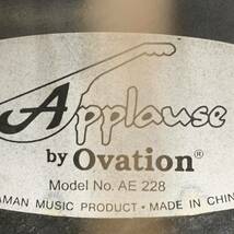 Applause by OVATION AE 228 アプローズ オベーション 通電不可 ジャンク品_画像9