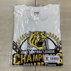 阪神タイガース 2023 JERA セリーグ 優勝記念カラー Tシャツ Lサイズ 未使用 の画像1