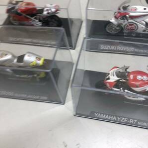 ディアゴスティーニ チャンピオンバイク コレクション 1/24 16点セット 現状品 KAWASAKI ZX-RR MV AGUSTA SUZUKI GXV-R YAMAHA YZR-M1 の画像5