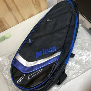 ⑤ Prince GM226 racket bag black blue used unused long-term keeping goods tennis tennis bag racket 