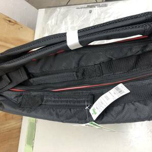 ⑨ Prince GM222 ラケットバッグ 黒 赤 一部劣化有 中古 未使用 長期保管品 テニス tennis bag ラケットの画像5