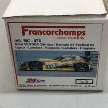 16 Francorchamps F40 IMSA 1990 ガレージキット 現状品 レーシングカー kit_画像2