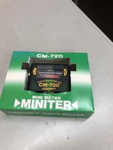 COMET ANTENNA CM-720 MINI METER MINITER パワーメーター 中古 現状品 ジャンク