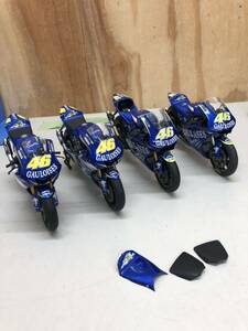  plastic model YAMAHA VZR M1 4 point set section damage have Junk Yamaha bike final product 