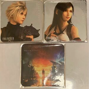 クラウド ティファ 集合(クラウド ザックス セフィロス) コースター スクエニカフェ FF7リバース 