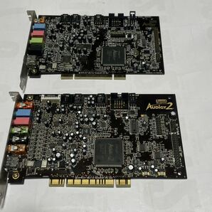 Creative Sound Blaster Audigy Audigy2 PCI接続 サウンドカード 2枚セット ジャンク扱いの画像1