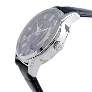 オリエント クラシック サン＆ムーン 42.5mm 自動巻き RN-AK0004L 腕時計 ネイビー CLASSICの画像3