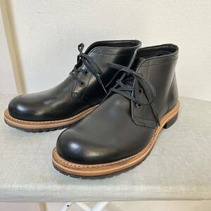 ホーキンス　ワークブーツ　CHUKKA チャッカ　HL40070 グッドイヤーウェルト　ブラック　ハーフラバーソール　27.0cm