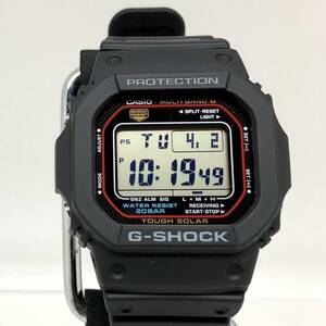 G-SHOCKji- амортизаторы CASIO Casio наручные часы GW-M5610U-1 радиоволны солнечный черный цифровой мужской casual [ITOO6BOA37RW]