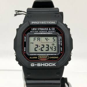 G-SHOCK ジーショック CASIO カシオ 腕時計 VGS-5600 Levi's コラボ 1000本限定 シリアルナンバー入り ブラック メンズ 【ITY8UHM858HK】