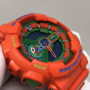 G-SHOCK ジーショック CASIO カシオ 腕時計 GA-110A-4JF アナログ オレンジ グリーン クォーツ 樹脂 耐磁 メンズ 【ITCX993NXVP0】の画像4