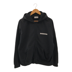 BALENCIAGA バレンシアガ 【men3812M】 Ru Paul Charles TURN ZIP-UP HOODIE UNISEX ロゴワイド ジップアップパーカー ユニセックス MO