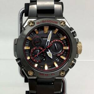 G-SHOCKji- shock CASIO Casio wristwatch MRG-B2000B-1A4JR MR-G red provide for radio wave solar analogue black red [ITNPIMNVTDEE]