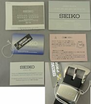 ① SEIKO PROSPEX SRPE93 DIVER'S 200m AUTOMATIC MADE IN JAPAN セイコー ダイバー 日本製 4R36 海外モデル 中古美品 英語／スペイン語_画像9