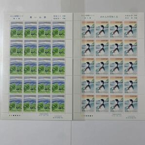 1円スタート 切手13シートセット 額面¥13,600分 趣味週間、ふるさと切手、私の愛唱歌シリーズの画像9