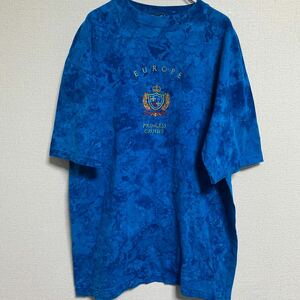 90s USA製 ヴィンテージ ビンテージ Tシャツ tee アメリカ製 古着 オールド ロゴ メッセージ 刺繍 タイダイ ブリーチ 総柄 ストリート