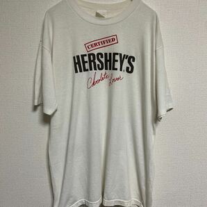 90s USA製 ビンテージ ヴィンテージ Tシャツ tee アメリカ製 古着 オールド チョコレート HERSHEY'S ハーシーズ 企業物 ロゴ バンド ロックの画像2