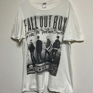 90s 00s FALL OUT BOY USA ビンテージ ヴィンテージ Tシャツ tee アメリカ 古着 オールド フォト バンド ロック ツアー パンク UK 