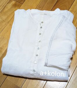 a+koloni リネンワンピース 美品 定価2.4万円 ◎ ネストローブ ジャーナルスタンダードラックス お好きな方にも