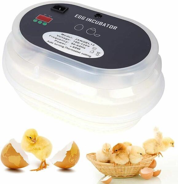 小型 孵卵器 ふ卵器 孵化器 インキュベーター全自動 実験用 学校用 教学用 家庭用 鶏 アヒル