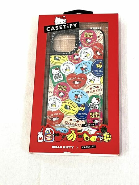 CASETiFY MagSafe 対応ミラー iPhone 14 ケース [反射性 / 1.5mからの落下試験をクリア / Hello Kitty Co-Lab] - シルバー