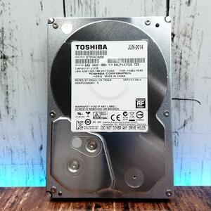 【正常判定】TOSHIBA HDD 3.5インチ 2TB 使用時間 62018時間 ハードディスク パソコン