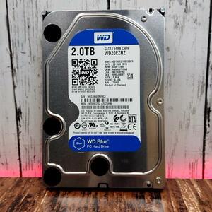 【正常判定】WD HDD 3.5インチ 2TB 使用時間 2610時間 ハードディスク パソコン