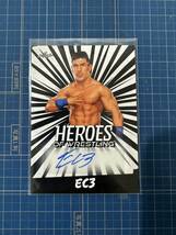 2023 EC3 Leaf Heroes of Wrestling Autograph _画像1