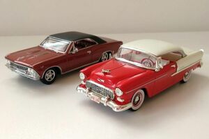 シボレー・ベルエア & シェベル (1/43 本体のみ 訳あり中古品) 1955 Chevrolet Bel Air/1966 Chevelle SS 396 (マッチボックス：Matchbox)