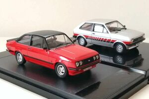 フォード・エスコート RS2000 & フィエスタ(1/43 訳あり中古品)1979 Escort MK.2:トロフュー/1981 Fiesta MK.1 Festival:ホワイトボックス