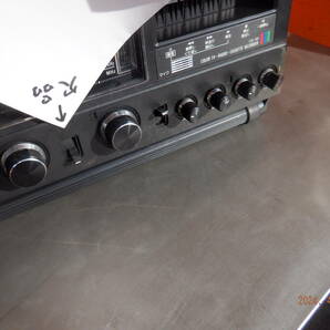 Victor ビクター カラーテレビ 送料1600円 ラジカセ CX-50 カラーテレビ付ラジカセ 70年代 昭和レトロ ラジオカセット の画像10