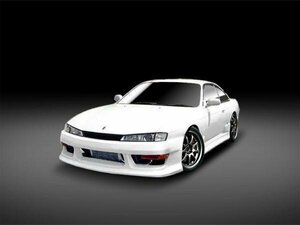 S14 14 シルビア 後期 エアロ フロント バンパー スポイラー シンプルデザイン 安心のFRP製