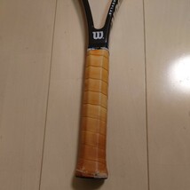 Wilson Pro Staff 97 【中古品】ウィルソン プロスタッフ97 硬式テニスラケット G2 皮グリップ _画像6