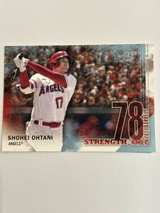 2023 TOPPS JAPAN EDITION BASEBALL 大谷翔平 STRENGTH in NUMBERS