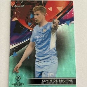 2021-22 Topps Finest UEFA Champions League Soccer Kevin De Bruyne Blue /150の画像1