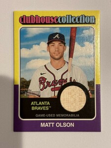 2024 TOPPS HERITAGE BASEBALL Matt Olson Relic