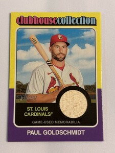 2024 TOPPS HERITAGE BASEBALL Paul Goldschmidt Relic